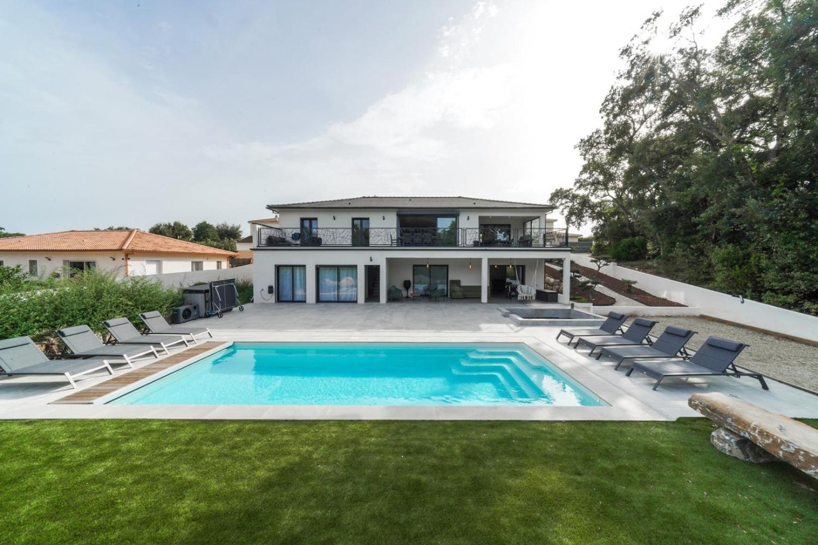 Tres Belle Villa A Ghisonaccia Avec Piscine Chauffee Dış mekan fotoğraf